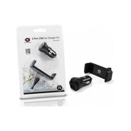Conceptronic Cargador Coche USB 2 Puertos para Encendedor 12V/24V