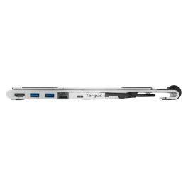 Targus AWU100005GL Soporte Portátil USB 3.2 Gen 1 Type-C, Plata, Compatible con Pantallas de 10", 100W Targus AWU100005GL Soporte Portátil USB 3.2 Gen 1 Type-C, Plata, Compatible con Pantallas de 10", 100W