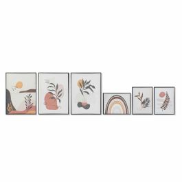 Cuadro Scandi DKD Home Decor Multicolor 2.8 x 60 x 40 cm Set de 6