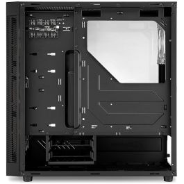 Sharkoon TG6M RGB ATX - Caja Gaming PC, Panel Frontal y Lateral de Cristal Templado, 4 Ventiladores 120mm Iluminación RGB, Negro
