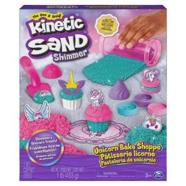Spin Master 6065201 Kinetic Sand Set Pastelería Unicornio con Brillo y Neón, Moldes y Accesorios para Niños +3 Años Spin Master 6065201 Kinetic Sand Set Pastelería Unicornio con Brillo y Neón, Moldes y Accesorios para Niños +3 Años