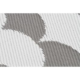 DKD Home Decor Alfombra de Poliéster con Ondas Gris Blanco 180x120 cm (2 Unidades) DKD Home Decor Alfombra de Poliéster con Ondas Gris Blanco 180x120 cm (2 Unidades)