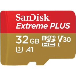 SanDisk Extreme Plus Tarjeta MicroSDHC de 32GB, UHS-I, Velocidad de Lectura 100 MB/s, Escritura 90 MB/s, Resistente a Golpes y Agua Precio: 37.50000056. SKU: B1ERFJW3LW