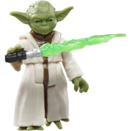 HASBRO Figura Articulada Maestro Yoda 5cm Power the Force Star Wars con Accesorios y Vehículo
