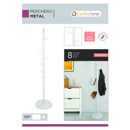Confortime Perchero de Metal 175 x 40 cm (4 Unidades)