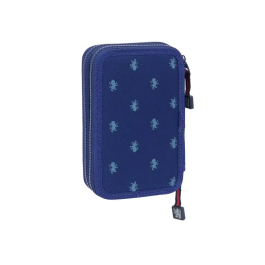 Plumier Doble Harry Potter Captain Azul marino 12.5 x 19.5 x 4 cm Plumier Doble 29 Piezas