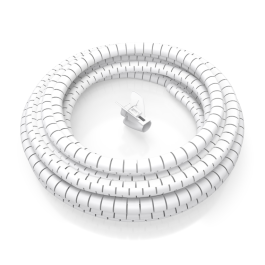 AISENS - ORGANIZADOR DE CABLE EN ESPIRAL 25MM, BLANCO, 3.0M Precio: 4.49999968. SKU: B19JHQZ9JZ