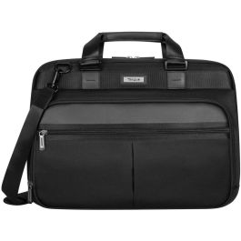 Targus TBT932GL Maletín para Portátil 40,6 cm (16") Negro de Nylon y Poliuretano, Resistente al Agua, con Asa, Correa Hombro y Bloqueable