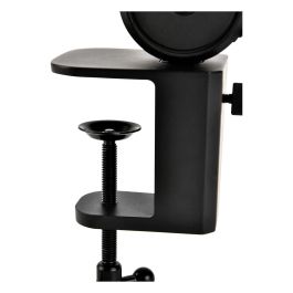 Cherry MA 6.0 uni Soporte de Escritorio para Micrófono con USB-HUB Integrado, Negro, Aluminio, USB