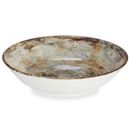 Plato Porcelana Hondo 21Cm Marron Piedra Vessia (24 Unidades) Plato Porcelana Hondo 21Cm Marron Piedra Vessia (24 Unidades)