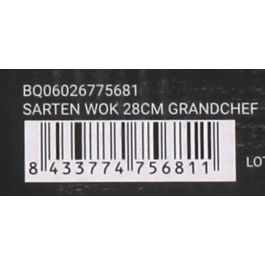 Sartén Wok 28 cm Grandchef Quttin (6 Unidades) Sartén Wok 28 cm Grandchef Quttin (6 Unidades)
