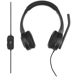Kensington Auricular H1000 Biaural con Micrófono, Conexión USB-C, Cable de 180 cm