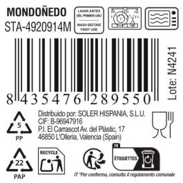 Inde Mondofiedo Taza Jumbo 450 ml, Color Marrón, 11.7 cm de Diámetro x 7.7 cm de Altura (6 Unidades)