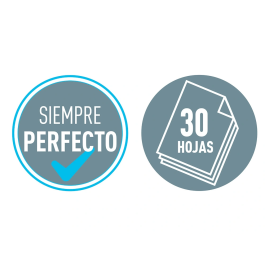 Petrus Grapadora 635 Wow Blanca Metalizada, Capacidad 30 Hojas, Metal