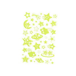 Imaginovo Pegatinas Luminosas Estrellas con Relieve 190x105 mm