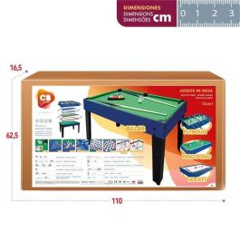 Mesa Multijuegos CB Games 107 x 83,5 x 61 cm 12 en 1