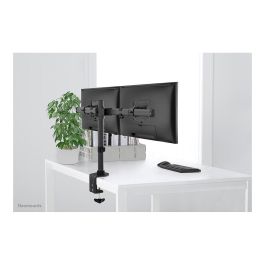 Neomounts FPMA-DCB100DBLACK Brazo para Monitor Dual, 10-27", hasta 10 kg/pantalla, Negro