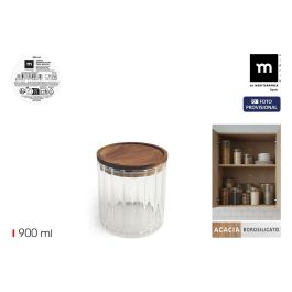 Inde Tarro de cristal Boro Ottico T/Acacia Red.900M La Mediterran, 900 ml, 11.2 x 11.2 x 12 cm (12 Unidades) Precio: 48.2427. SKU: B1A95ND28L