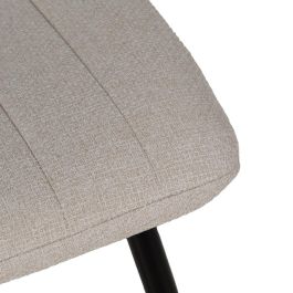 Silla Crema Tejido-Metal Salón 44 X 51 X 88 cm
