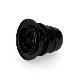 Edm Portalámparas semiroscado + arandela E27 negro 250V termoplástico Precio: 2.50000036. SKU: S7916728