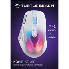 Turtle Beach TUR0731855711017 Ratón Inalámbrico para Juegos Kone XP Air con Estación de Carga, Blanco