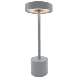 Lumisky LUM3666162006686 Lámpara de Mesa Inalámbrica Roby Grey H30 cm Aluminium Touch Gris Claro LED Precio: 74.50000008. SKU: B16KT6K6AF