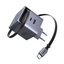 UGREEN 65825 Cargador Rápido GaN 65W con Cable Retráctil Gris Precio: 40.79000024. SKU: B13CENS54S