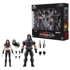 Hasbro Marvel Legends Pack Doble Figura de Acción X-23 & Warpath X-Force X-Men Cómics Coleccionable Articulable 15 cm Premium