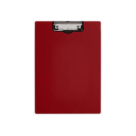 Q-connect Carpeta Miniclip Superior DIN A4 Plástico 50% Reciclado Rojo Grosor 2,1 mm