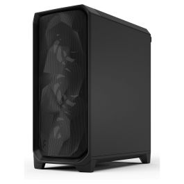 Fractal Design Meshify 3 Caja Negra con Ventana de Vidrio Templado para PC ATX/EATX/Micro-ATX/Mini-ITX, 7 Ranuras de Expansión, Compatible con Juego