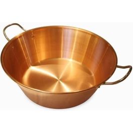 BAUMALU Cuenco de mermelada de cobre 38 cm asas de acero inoxidable 12/10 - aproximadamente 9 litros Precio: 70.78999972. SKU: B1758AZD78