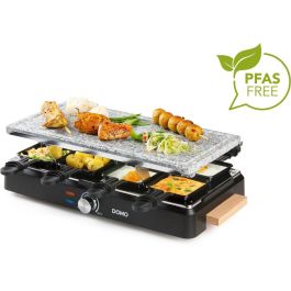 Domo Raclette para 8 Personas con Piedra de Cocción y Parrilla, 1400W Precio: 79.49999959. SKU: B1FMM346HL