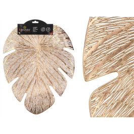 Salvamantel Hoja Dorado Kinvara 36x45 cm - PVC Oro (48 Unidades) Precio: 47.68999983. SKU: B1KCZL8987
