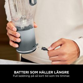 Ninja Licuadora Portátil Blast Max BC251EUNV, Recipiente 530 ml, Batería 2h, Sin Cable, Sin BPA, Azul