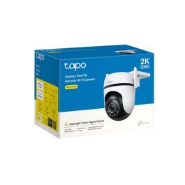 TP-Link Tapo C520WS Cámara Vigilancia Exterior 2K QHD, Visión Nocturna Color Starlight, 360° Panorámica, Detección IA, IP66