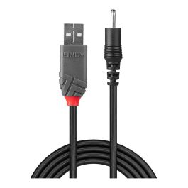 Lindy Cable de Alimentación USB a DC 1.5m con Conector 0.7mm Interior / 2.5mm Exterior para Dispositivos de 5V