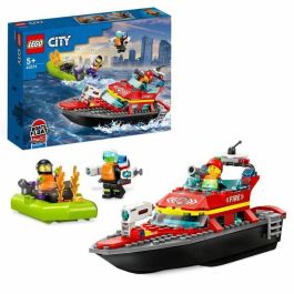 LEGO CITY 60373 El bote de rescate de bomberos, juguete flotante con jetpack y minifiguras Precio: 31.69000043. SKU: S2429207