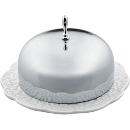 Alessi Mantequera Dressed en Porcelana con Tapa de Acero Inoxidable 18/10 - MW16 - Diseño Marcel Wanders Precio: 49.95000032. SKU: B1AXHGHXJY