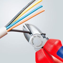 Knipex Alicate de corte diagonal 180 mm filo con bisel 185 x 54 x 22 mm
