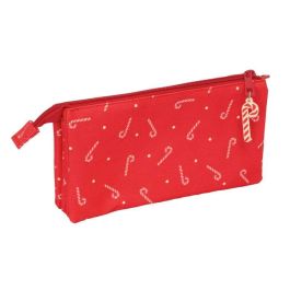 Safta Portatodo Triple Caramelos Merry Xmas 22x12x3cm