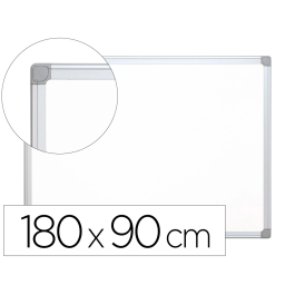 Q-connect Pizarra Blanca Melamina Marco Aluminio 180x90 cm Precio: 107.79000045. SKU: B12PEPXSQB