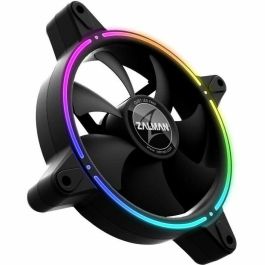 Zalman ZM-RFD120A Ventilador de Carcasa para PC 12 cm Negro con Iluminación LED Multi y 1500 RPM