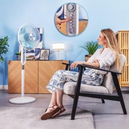 Ventilador de Pie Cecotec EnergySilence 610 Max Flow Azul Blanco 70 W