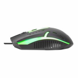 MANHATTAN Ratón Gaming Óptico USB RGB 1500 DPI Ambidextro Negro