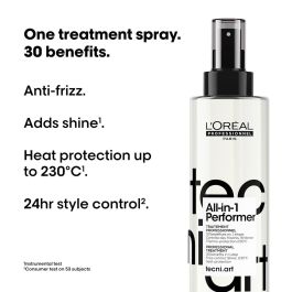 L'Oréal Professionnel Paris ALL IN 1 PERFORMER Tratamiento Cabello 30 Beneficios Anti-Frizz Protector Calor 190 ml Aerosol Sin Aclarado