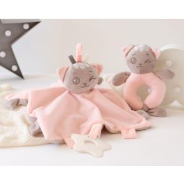 KioKids Set Doudou y Sonajero Gatito Rosa Suave, para Bebé +0 Meses con Mordedor y Sonidos, ayuda a conciliar el sueño Precio: 14.58999971. SKU: B1BZEBKK82