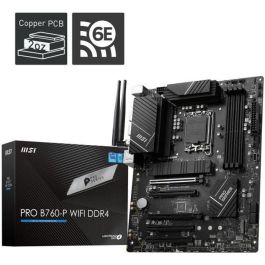 MSI PRO B760-P WiFi DDR4 Placa Base ATX LGA 1700, con WiFi, Bluetooth y Ethernet 2.5G Precio: 147.79000016. SKU: S7820227