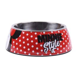 Comedero para Perro Minnie Mouse Rojo Melamina 180 ml Negro Metal Precio: 4.49999968. SKU: S0734827