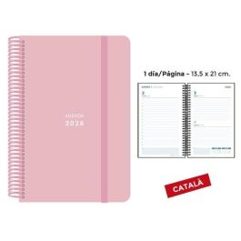 Agenda Anual (2026) Senfort Catalan Pastel Espiral Tapa Pp Con Goma 135X210 D/P Rosa Precio: 12.98999977. SKU: B1JMHNBAD8