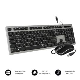 SUBBLIM Teclado Combo Wired Ergo Keys Silent Flat HQ Grey Precio: 16.68999948. SKU: B18KPYPPYT
